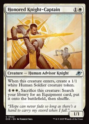 Honored Knight-Captain [EOE] (Foil)