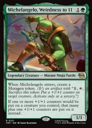 Michelangelo, Weirdness to 11 [TMT]