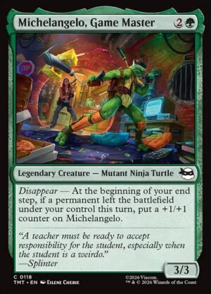 Michelangelo, Game Master [TMT]