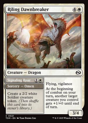Riling Dawnbreaker // Signaling Roar [TDM]