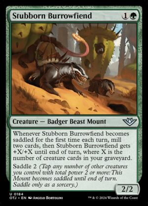 Stubborn Burrowfiend [OTJ]