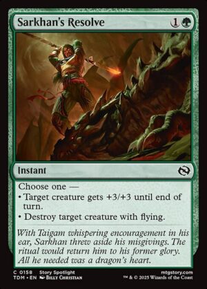 Sarkhan’s Resolve [TDM]