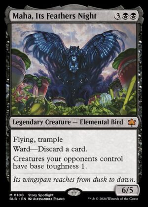 Maha, Its Feathers Night [BLB] (Foil)