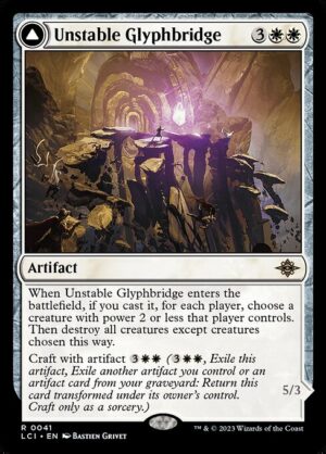 Unstable Glyphbridge // Sandswirl Wanderglyph [LCI] (Foil)