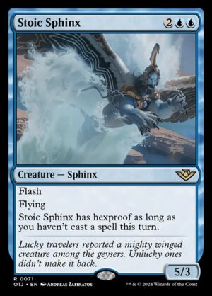 Stoic Sphinx [OTJ] (Foil)